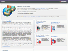 Tablet Screenshot of exaservices.networkvisio.com